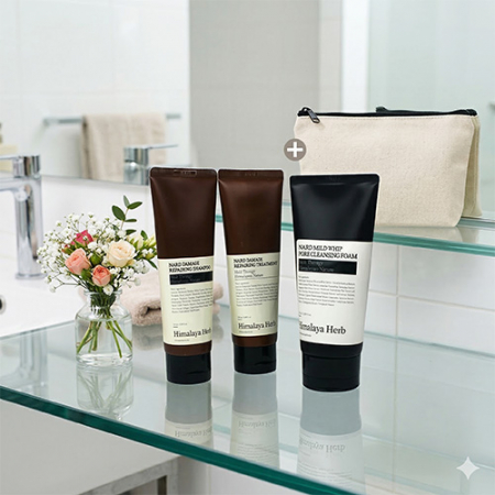 Nard 나드 튜브형 데미지리페어링 샴푸+트리트먼트+ 클렌징폼 180ml #2