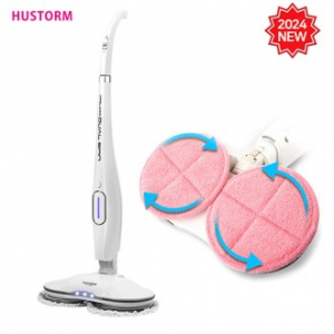 [휴스톰]듀얼스핀 무선 물걸레 청소기 HS-10900