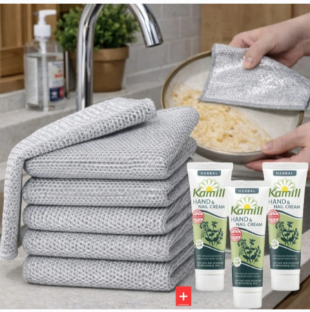 독일 카밀 핸드크림 로션&메쉬 수세미 선물세트 #3