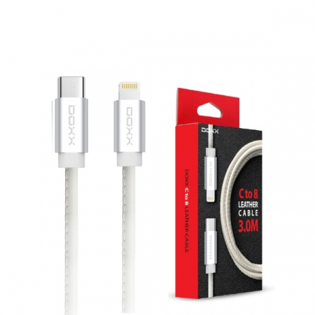DOXX  C to 8 고속충전 가죽케이블 PD45W  3M #3