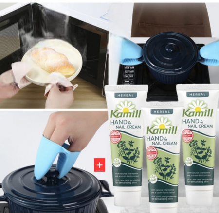 독일 카밀 핸드크림&주방용 실리콘 냄비 손잡이 선물세트 #3