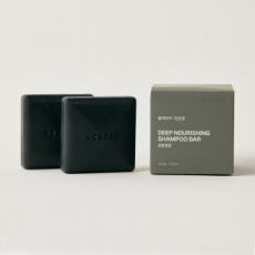 KESERY 케세리 비건 블랙마카 검은콩 모발영양 약산성 샴푸바 100g+100g 2개입