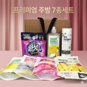 슈가버블 캡슐세제 주방세제 섬유유연제 7종세트