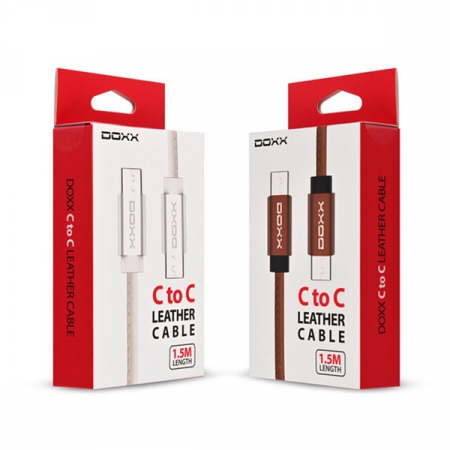 DOXX C to C  고속충전 가죽케이블 1.5m #2