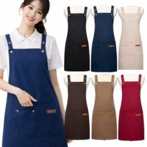 다온 카페앞치마 에이프런 바리스타앞치마 H형앞치마 미술앞치마