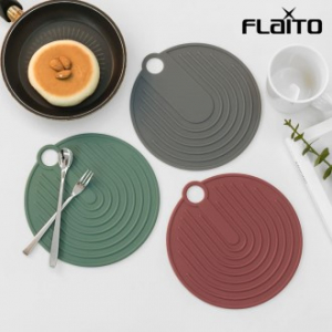국산 플라이토  실리콘 원형 냄비받침