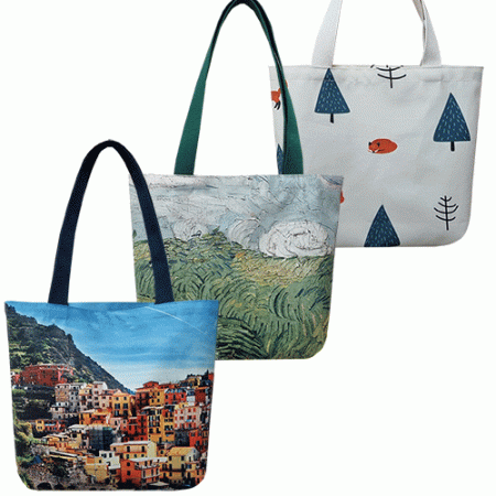 (국산)   풀컬러  에코백   36*32*8 #2