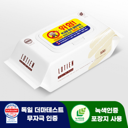 로티엔 오리진 베이지 45g 엠보싱 물티슈 (100매) #2