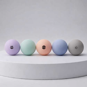 원형 실리콘 발 어깨 목 마사지볼 판촉용021