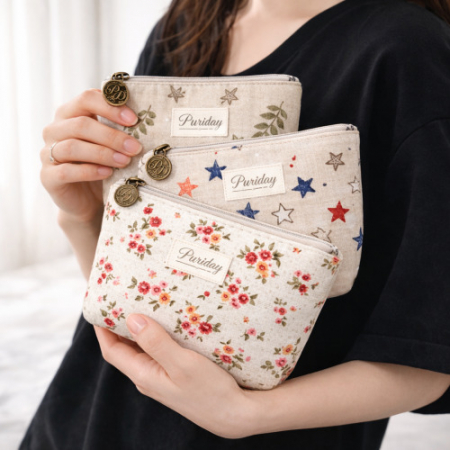 린넨파우치 화장품파우치 천파우치 에코파우치 멀티파우치 파우치 #2