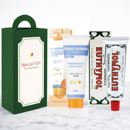 유시몰 치약 퓨어더마 선크림 여행용세트  유시몰 썬크림 2종세트 #3