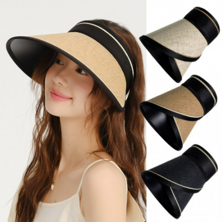 G 라탄 썬캡 모자 선캡 챙모자 햇빛 차단 자외선차단 #2