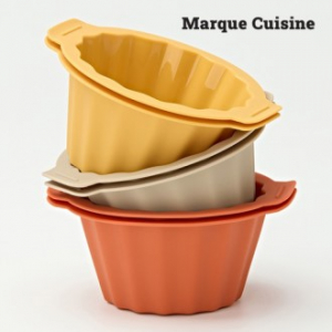 마르쿠진 더블핸들 실리콘 머핀틀 빵틀 6p