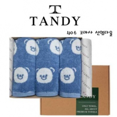 탠디 40수 코마사 1.9 선염타올3매세트