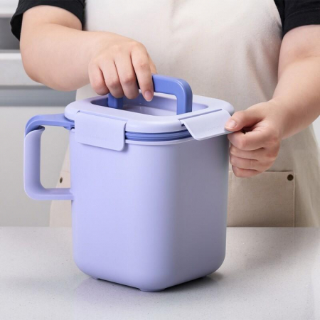 락앤락 투 핸들 음식물 쓰레기통 3L #5