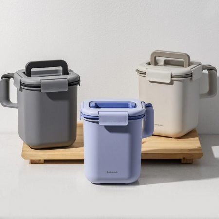 락앤락 투 핸들 음식물 쓰레기통 3L #6