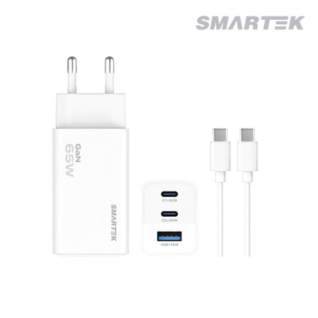 스마텍 STQC-GT65 CT PD 65W 3포트 초고속 GaN 충전기 #2