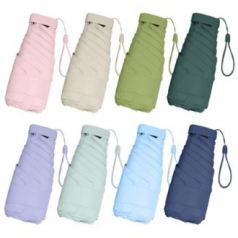 (CH) 휴대용 경량 미니 양우산 파우치세트 접이식 우산