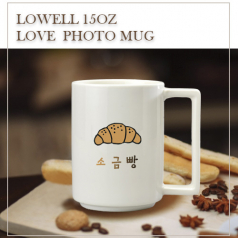 로웰 15OZ 러브 포토 머그