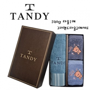탠디 바코드타올1매+곰돌이 고리핸드타올2매세트