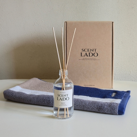 센트라도 디퓨저 루시드 200ml+송월 컬러타올(수건)180g 세트 #4