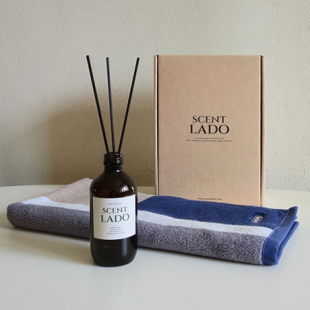 센트라도 디퓨저 200ml+송월 컬러타올(수건)180g 세트 #3