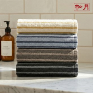 송월 고리형 스트라이프 호텔 타월 220g