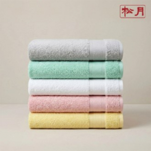 송월 소프트 파스텔 무지 타월 120g