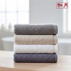 송월 프리미엄 무지 코마 타월 160g