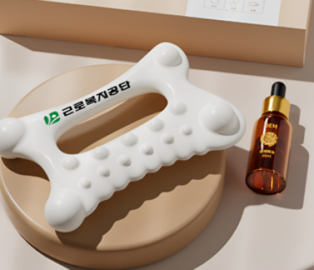 세라믹 림프선 얼굴붓기 괄사 마사지 판촉 018 #3