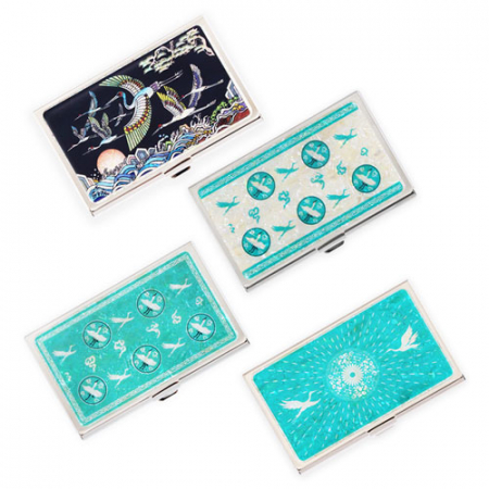 자개 명함케이스 군학도 청자상감운학문 백청자 상감운학문 청자상감당초운학문 외국인 선물 기념품 #2