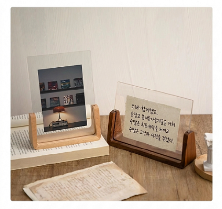 u형우드프레임 아크릴 액자 #3