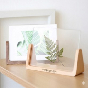 u형우드프레임 아크릴 액자