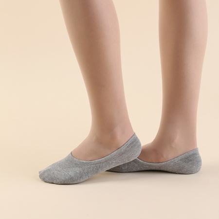 200침 무지 남성 여성 페이크 덧신 #5