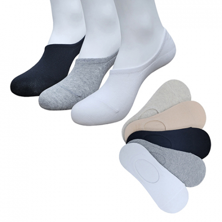 200침 무지 남성 여성 페이크 덧신 #2