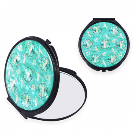 고려청자 상감운학문 자개 손거울 외국인 바이어 선물 기념품 #2