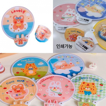 캐릭터부채 접이식부채 원터치부채 여름 필수템 #3