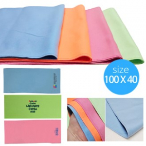 [스웨이드 스포츠타올 100*40] 스포츠타월/스웨이드/인쇄가능