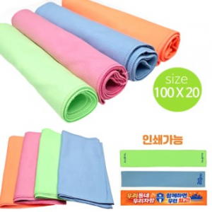 [스웨이드 스포츠타올(수입)-100*20] 스포츠타월/스웨이드/인쇄가능