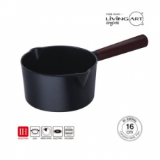 에보니 인덕션 세라믹 밀크팬 16cm