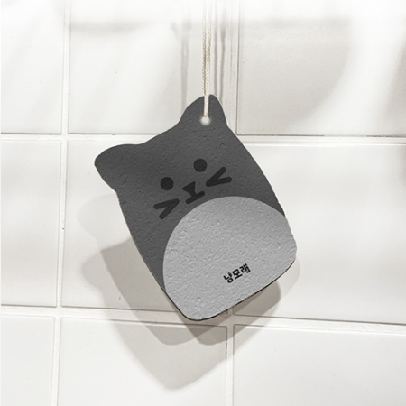 셀룰로오스 펄프 수세미 귀뾰족형 (캐릭터 및 로고 인쇄가능) #3