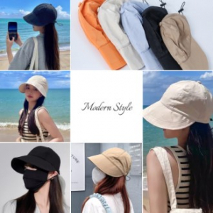 버킷햇 챙 모자 썬캡 벙거지 여름 휴대 등산 운동 자전거 행사