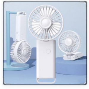 목걸이 탁상용 접이식 고리형 선풍기 스트랩포함