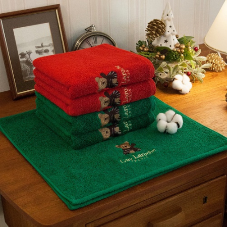 기라로쉬 기념수건 40수 베어 크리스마스 150g 수건 고급 타올 호텔수건 호텔 가운 G32 #2