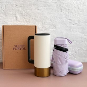 센트포유 포켓 5단양우산+런던로얄 머그컵 세트