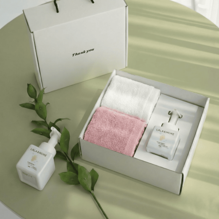 뱀부고리핸드수건2P+핸드워시 답레품 타올선물세트 #2