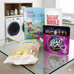 치매예방 고무장갑 10켤레 캡슐세제 세트 N호