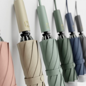 B01 자동 거꾸로 양우산 3단 소프트컬러 에디션