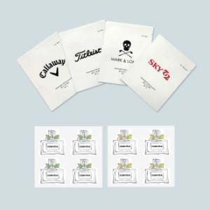 남성 여성 붙이는 향수패치 향기나는 휴대용 여행용 향수 4매