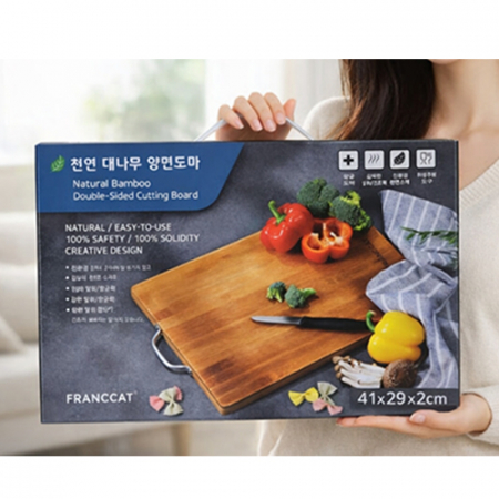 천연 대나무 양면도마 (L) #4